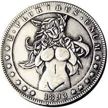 Rare Antique USA United States 1921 Morgan Dollar Skull Zombie Coin. Explore Now - £21.95 GBP