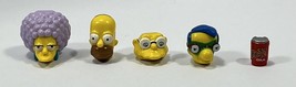 Lego The Simpsons Minifigure Heads - Homer Selma Milhouse Hans Moleman Buzz Cola - £10.15 GBP