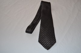 Stafford Executive Imported Silk Tie Neck neckwear 60&quot; Long 4&quot; wide Black GUC - £14.16 GBP