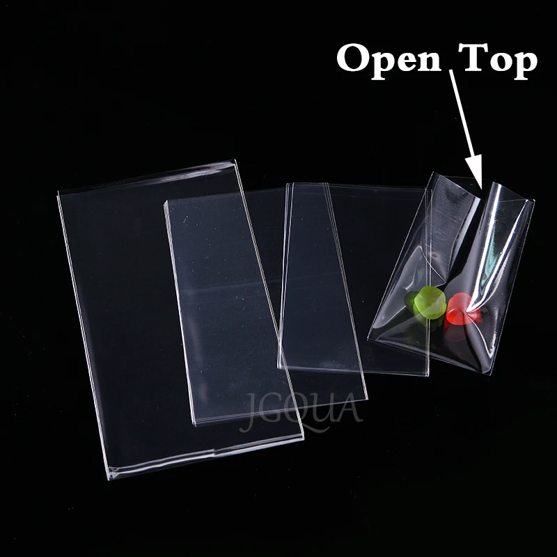 Transparent Flat Open Top Candy Bag OPP Plastic Cellophane Bag lipop Pac Cookies - £37.97 GBP