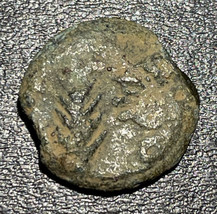 58-59 AD Judea Nero Porcius Festus AE Prutah Widow&#39;s Mite 1.97g Palm Branch Coin - £23.48 GBP