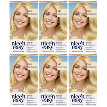6-Pack New Clairol Nice'n Easy Permanent Hair Color, SB2 Ultra Light Cool Blonde - $72.91