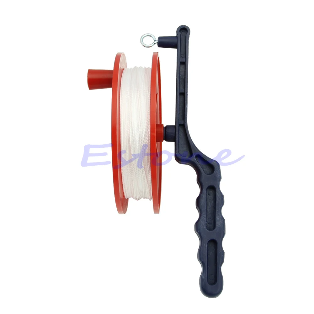 Outdoor Ball Bearing Wheel Kite Winder Tool Reel Handle Line String 60M Winder - £9.36 GBP