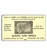 Vtg Advertising Trade Card Pidgeon&#39;s Shoe Store Rochester New York NY R2 - £18.65 GBP