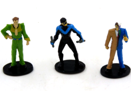 DC Comics Mini Action Figures 1.5&quot; - Nightwing, Ra&#39;s Al Ghul, Two Face - £5.93 GBP