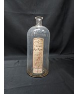 Late 1800s WAMPOLE&#39;S Apothecary Pharmacy Bottle Cod Liver Extract 12&quot; Tall - €43,73 EUR