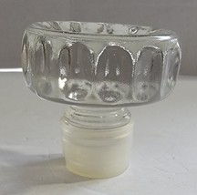 Vintage Cut Clear Glass Crystal Bottle Decanter Replacement Stopper Top ... - $352.39 MXN