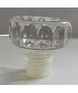 Vintage Cut Clear Glass Crystal Bottle Decanter Replacement Stopper Top ... - $352.39 MXN