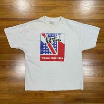 Vintage The Who Band T-Shirt 2002 US Tour Mens XL Grunge - $23.38