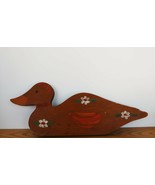 Vintage Rivenbark Enterprises wooden hand painted duck wall hanging - $24.99