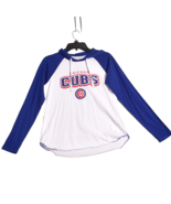 Chicago Cubs Raglan Tee Shirt G111 4Her By Carl Banks Size Medium - $465.39 MXN