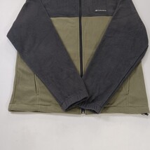 Columbia XM1247 Men's Green/Black Mount Grant Fleece Full Zip Jacket Size Medium image 15