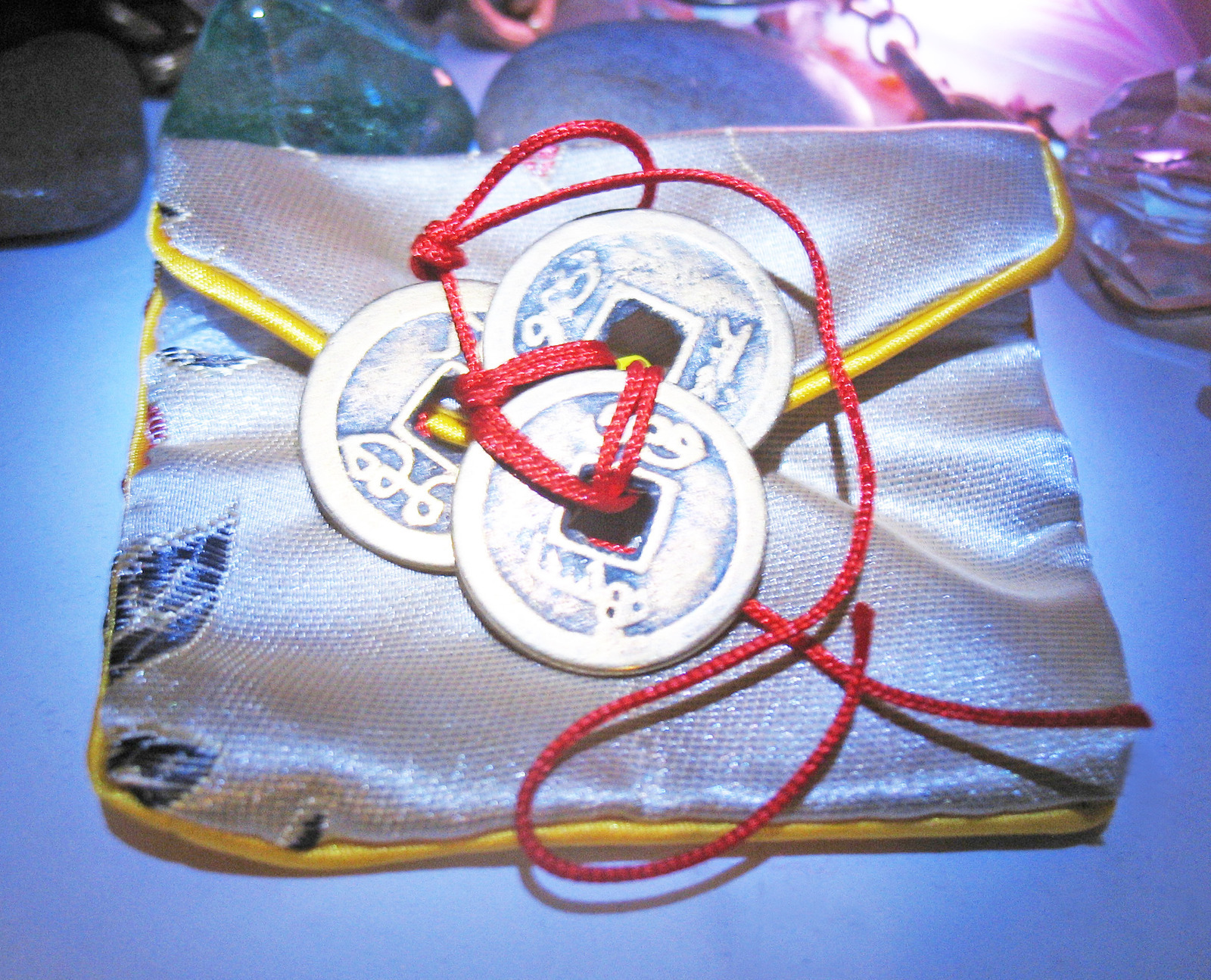 Haunted FREE W $49 LUCKY ASIAN COINS WEALTH LUCK FORTUNE POUCH MAGICK Ca... - $0.00
