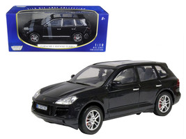 2008 Porsche Cayenne Turbo Metallic Black 1/18 Diecast Model Car by Moto... - £51.01 GBP