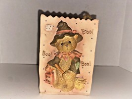 Cherished Teddies Halloween Treat Bag Scarecrow Figurine U8 - $19.99