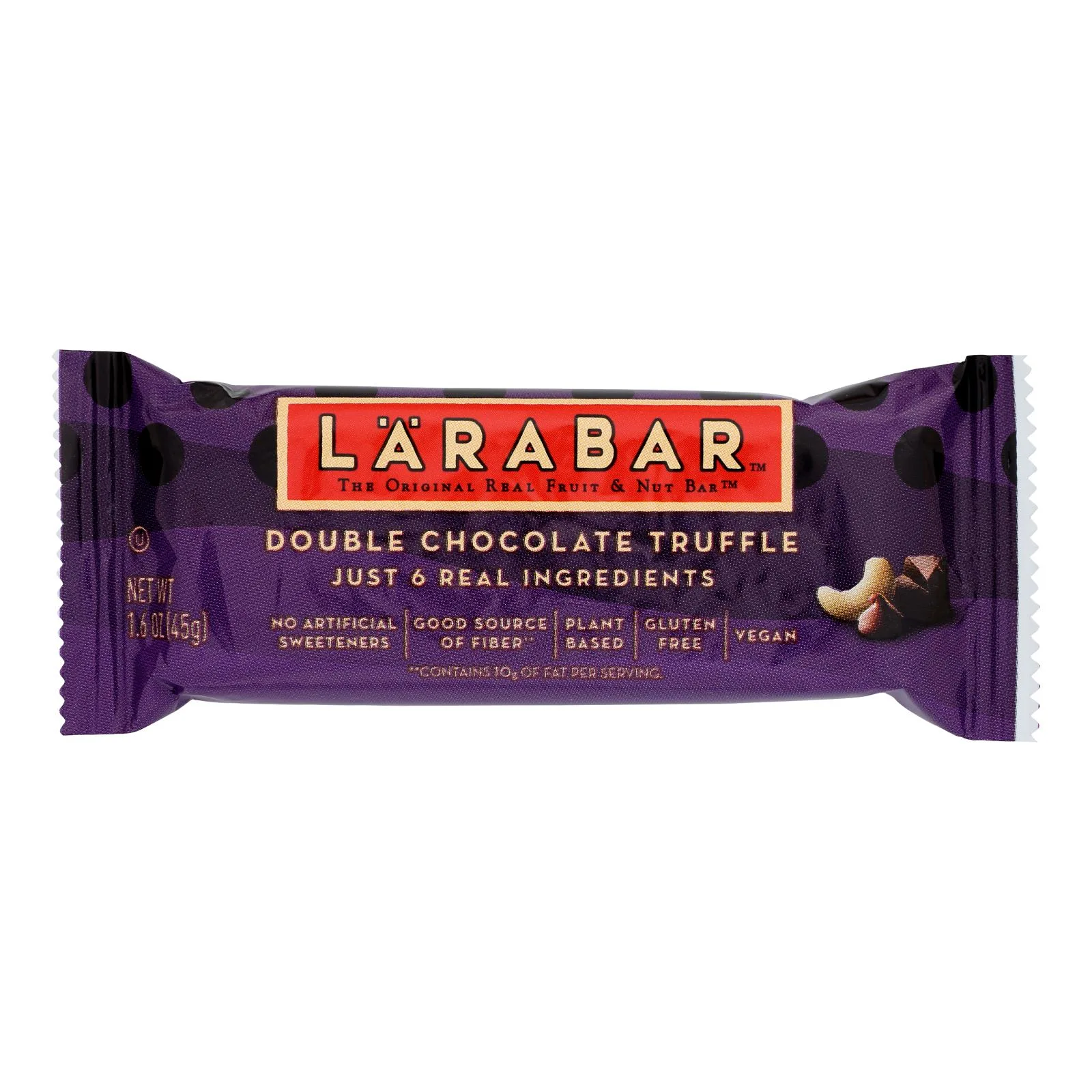 Larabar Double Chocolate Truffle, Case, 16 pack snack bar 1.6 oz Kosher, vegan - £35.87 GBP