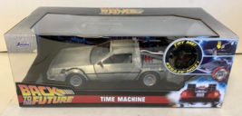 NEW Jada Toys 32911 Back to the Future TIME MACHINE with Light 1:24 Die-Cast - £26.26 GBP