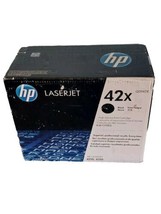 Genuine HP 42X High-Yield Black Toner Cartridge (Q5949X) - New, sealed, ... - $112.19