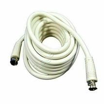 Leviton C5851-12W 12 Foot RG59 Coaxial Cable - White - $14.85