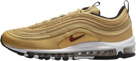 Nike Mens Air Max 97 Og Shoes Size 8 Color Metallic Gold/Varsity Red - £147.85 GBP