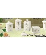 4pc Canister Set Royal - £39.91 GBP