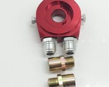 Aftermarket M20 x 1.5 Red Aluminum Oil Filter Cooler Plate Adapter 1/8 N... - $22.47