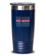 Britney Tumbler Free Britney Multiply Rainbow, #FREEBRITNEY Blue-T-20oz  - £23.28 GBP
