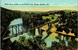 Arkansas Ozarks Eureka Springs White River Valley 1930-1945 Vintage Postcard - £7.34 GBP