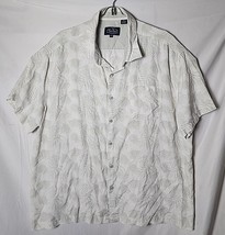 Nat Nast Men XXL Button Down Short Sleeve Palm Tree Hawaiian Shirt - £24.62 GBP