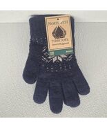 Northwest Territory Stretch Raggwool Adult Gloves Navy Blue - New With Tag - $27.74 CAD