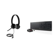 Lenovo 100 Headset - Stereo - USB - Wired - Over-The-Head - Binaural - $40.22