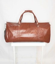 Lost Creek Co. Leather Weekender Wide Mouth Duffel Travel Gym Bag - £94.05 GBP