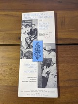 Wisconsin The Museum Of Medical Progress And Stovall Hall Of Health Broc... - $17.82