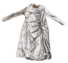 Future Collective Kahlana Brown Silver Dress Size 1X - £14.22 GBP