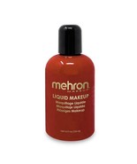 Hair and Body Makeup Brown Liquid Water Washable Mehron 4.5 oz - £4.36 GBP