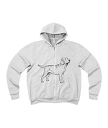 Labrador Retriever Hoodies, Unisex Sponge Fleece Full-Zip Hoodie - £39.05 GBP+