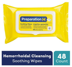 Preparation H Soothing Wipes for Hemorrhoid Cleansing, 48 Wipes - FROM CANADA - £23.18 GBP