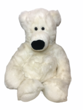 Vintage RARE Carlton Cards Heartwarmers Teddy Bear Plush White Stuffed Animal - £59.81 GBP