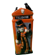 2015 Boney Bunch Telebone Tealight Telephone Booth W/Tealight Candle 8.5&quot;T - $21.78