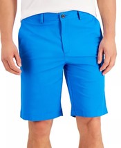 Alfani Men&#39;s 9&quot; Solid Chino Shorts in Indigo Bunting Blue-Size 38 - $19.94