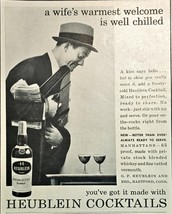 Heublein Cocktails Wife&#39;s Warmest Welcome Well Chilled -1958 Vintage Pri... - $185.41 MXN