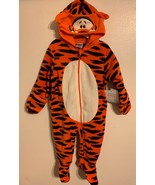 Disney Baby Winnie The Pooh Tigger One Piece Hooded Zip Up Pajama One Pi... - £54.36 GBP