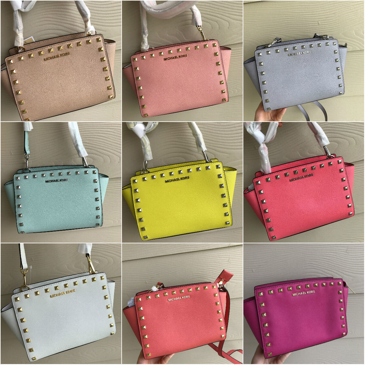 NEW Michael Kors MD Stud Selma Pastel and 50 similar items