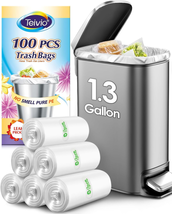 Small 1.3 Gallon Trash Bags, 100 Count for Office, Pets, Car &amp; Craft Cle... - £8.98 GBP