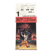 1981 Ticket Stub Sf 49ers V Chargers 8-15-81 Ronnie Lott Home Preseason Debut - $120.00