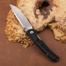 Hunting Knife 9Cr18MOV Folding Blade Outdoor Fishing Survival Home Tool - £25.48 GBP