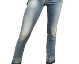 LOIS DENIM Donne Jeans Slim Fit Solido Azzurro Taglia 28/34 - £70.40 GBP