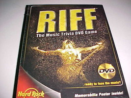 Hard Rock Riff The Music Trivia DVD Game 2005 Memorabilia Poster Include... - $10.54