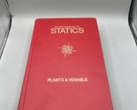 An Introduction To Statics By Plants &amp; Venable HC 1975 - £23.36 GBP