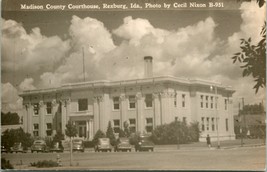 Vtg Postcard 1940s RPPC - Madiscon County Court House Rexburg ID Cecil Nixon - £8.97 GBP